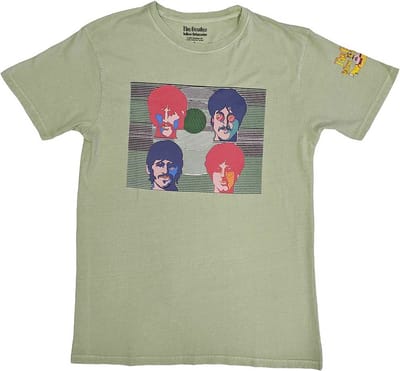 The Beatles - Yellow Submarine Magic Piano Heren T-shirt - S - Groen