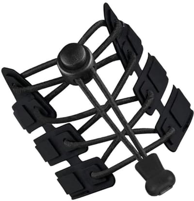 Elastische veters - Lock laces - Lock veters - Schoenveters - Sportschoenveters - Hardlopen - Kinderveters - Elastiek - Niet meer strikken - Zonder veterstrikken - Sneaker veters - Zwart - Jonyx