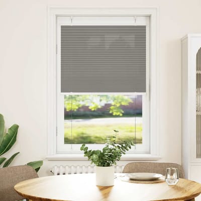vidaXL - Plissé - rolgordijn - 70x100 - cm - stofbreedte - 69,4 - cm - antraciet