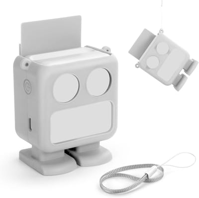Non-slip Silicone Jack voor Yoto Mini Audio Speler - Beschermende Huid en Case voor Muziekspelers (Grijs) met Schokbestendige en Duurzame Eigenschappen