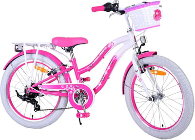 Kinderfiets Meisjes - Fiets voor kinderen - Buiten spelen - 7 versnellingen - 20 inch - Roze