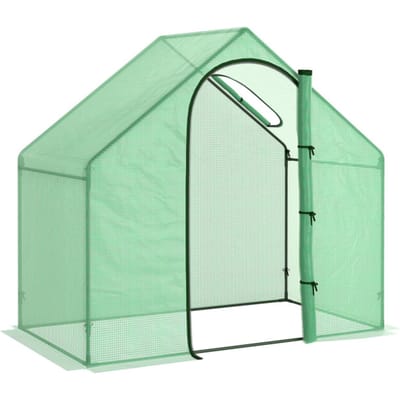 4goodz Foliekas Kweekkas voor Groenten/Bloemen 100x180x168 cm - Groen
