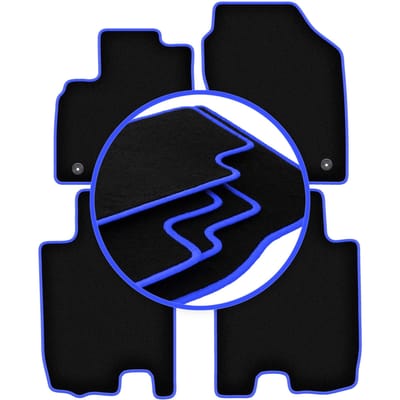 CARLUX-BLUE automatten voor: Honda Jazz III hatchback (2011-2014)