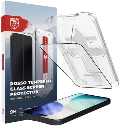 Rosso Screenprotector Geschikt voor Apple iPhone 17 Pro | 9H Tempered Glass | Beschermglas | Case Friendly | Met Installatietray | Geen luchtbellen & stof | Eenvoudige montage