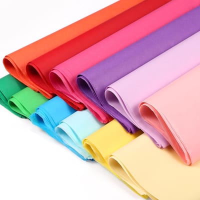 Kleurige Cadeau Inpakpapier van 60 Vellen - Transparant Tissuepapier voor Creatieve Verpakkingen, Bruiloft en Kerstdecoratie (70 x 50 cm)