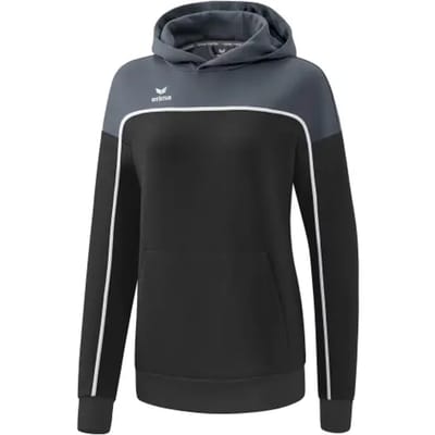Erima Change Sweatshirt Met Capuchon Dames - Wit / Slate Grey / Zwart | Maat: 34