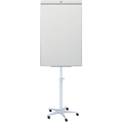 Nobo Impression Pro Stalen Mobiele Flipover - In Hoogte Verstelbaar - Inclusief Marker - Wit