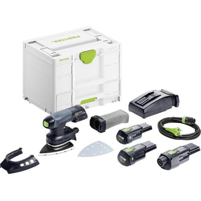 Festool DTSC 400 3,0 I-Set 578138 Accu-deltaschuurmachine Incl. accu, Incl. lader 18 V 3.00 Ah 100 x 150 mm