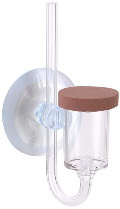 Allecto - CO2 Verstuiver Diffuser - Aquarium Accessoire - Transparant - Bellenteller - Ideaal voor Waterplanten - Geschikt voor Aquaria