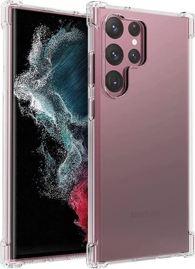 Crystal Anti Schok Doorzichtig Bescherming Hoesje - Geschikt voor Samsung Galaxy S25 Ultra - Extra sterke hoeken back cover - Transparant