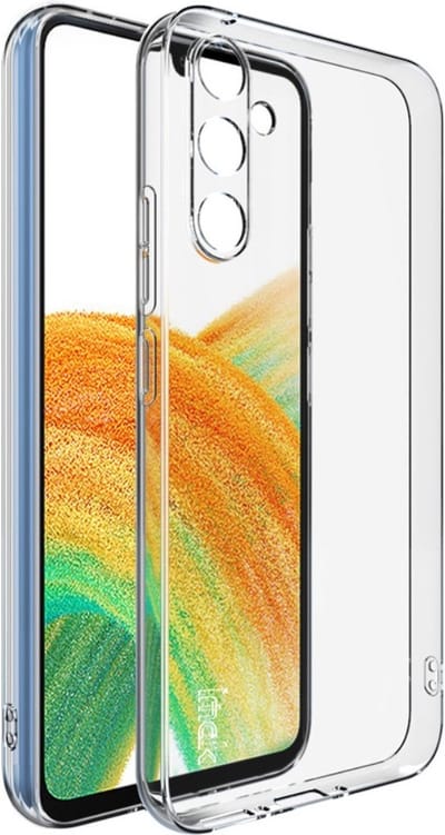 IMAK Hoesje - Geschikt voor Samsung Galaxy A34 Hoesje - IMAK TPU Back Cover - Transparant