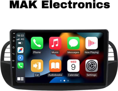 Navigatie Systeem | Apple CarPlay | Geschikt voor Fiat 500