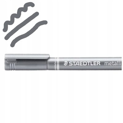 STAEDTLER Metalische Zilveren Stift met Ronde Punt
