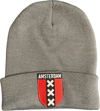 Hoogstaande Kwaliteit Muts / Beanie | One Size | Grijs Amsterdam XXX