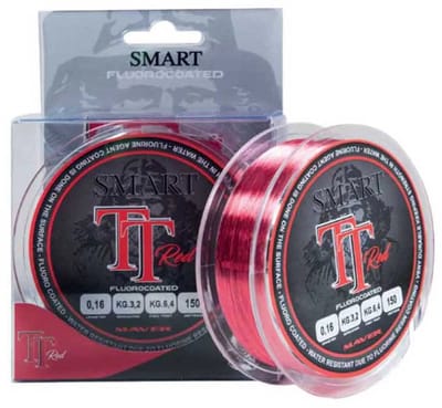 Maver Tt Red Fluorine 600 M Monofilament Transparant 0.250 mm