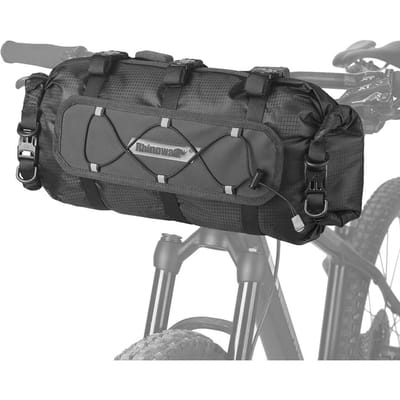 Fietsstuurtas 12L Waterdichte Fiets Voorbuistas Fietstas Lichtgewicht Fiets Opbergtas zwart