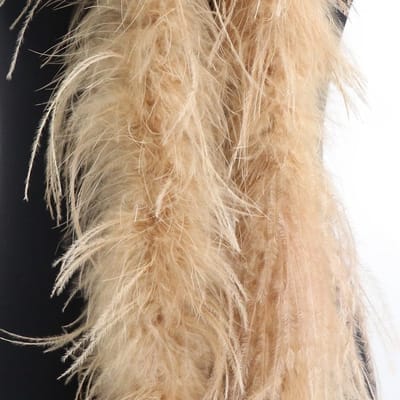Fluffy Feathers Sjaal, 2 m Lange Pluizige Boa, Perfect voor Charleston 1920s en Flapper Carnavalsoutfits, Decoratieve Accessoire