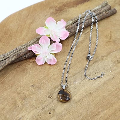 Kids collier Tijgeroog