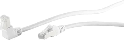 S-Impuls S/FTP netwerkkabel haaks/recht wit - CAT6 - 15 meter