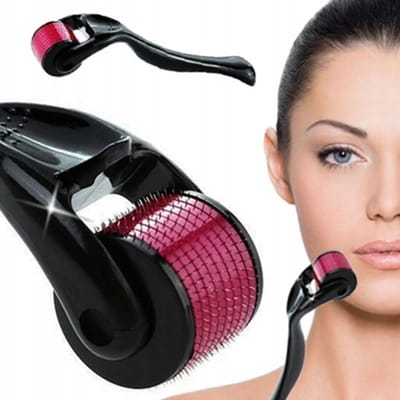 Derma Roller 0.5 MM I Dermaroller I Dermarolling I 540 Naalden| Baardroller I Stimuleert Haar en Baardgroei I Gezichtsverzorging | Huidverzorging