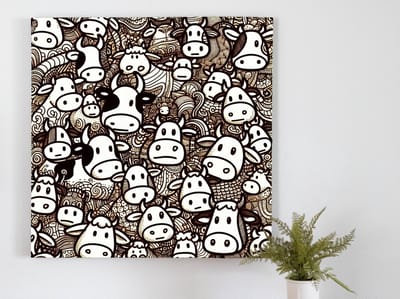 Kunstprint | Wanddecoratie | Dibond | 80 × 80 cm