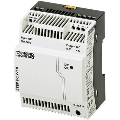 Phoenix Contact 2868619 DIN-rail netvoeding 15 V/DC 4 A 60 W Aantal uitgangen:1 x Inhoud 1 stuk(s)