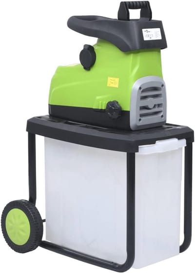 Elektrische Tuinhakselaar met Verzamelbak - 2800 W en Handmatige Snippergrootte Regeling