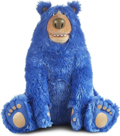 Jonotoys Knuffelbeer Wonderpark Junior 35 Cm Blauw Pluche