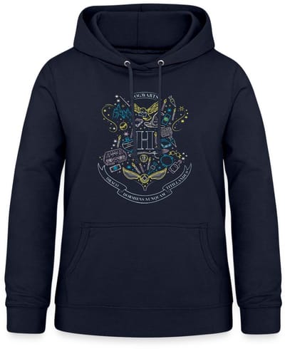 Harry Potter Hogwarts onderdelen Hoodie Dames