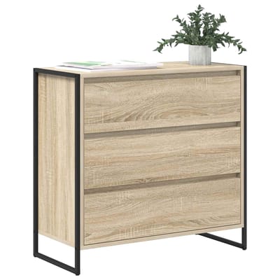 vidaXL - Dressoir - Sonoma - 79 - x - 36 - x - 75.5 - cm - Bewerkt - hout