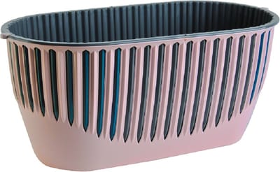 2 Stuks Piano bloembakken roos antraciet 4.5L vensterbank plantenbak 32x15cm winterhard