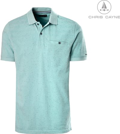 Chris Cayne heren poloshirt - 3XL - valt klein - turquoise - korte mouwen - XXXL