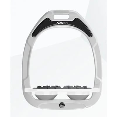 Vlakke Ultra Grip Beugels Wit/Wit/Grijs Flex-On Green Composite