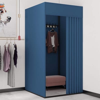 Douche Tent - Paskamer Kamer - Privacy Beschermen - Dikke Schaduwdoek - 100x100x200cm - Blauw