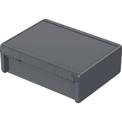 Bopla B 273612 ABS-7024 Bocube Gehäuse 96037664 Industriële behuizing 284 x 364 x 120 ABS Grafietgrijs (RAL 7024) 1 stuk(s)