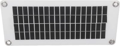 Zonne-batterijlader - Draagbaar Paneel - Voertuig Accu Onderhoud - Intelligente Controller - 10W 12V - Zwart