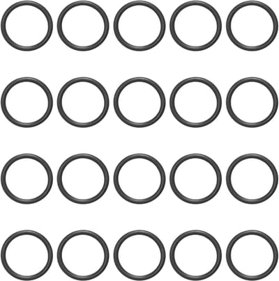 20 Stuks Nitril Rubber O-Ringen voor Waterdichtheid, 30mm Buitendiameter, 24mm Binnendiameter, 3mm Dikte