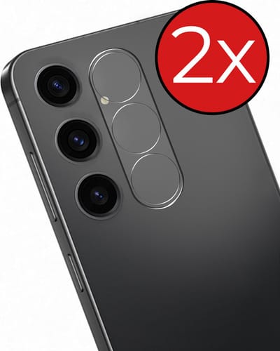 Camera Lens Protector - 2 Stuks - Geschikt voor Samsung Galaxy S24 - Camera Screenprotector - Beschermglas - Gehard Glas - Tempered Glass - Screen Protector