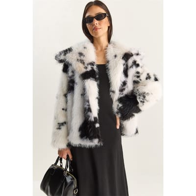Overmaatse Faux Bont Pluche Jas