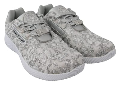 Plein Sport Vrouwen Zilver Polyester Runner Joice Sneakers Schoenen
