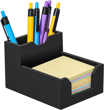 Zettelbox en Penhouder van Siliconen voor Bureau - Multifunctionele Organizer voor Notities en Pennen, Geschikt voor 3x3'' Notitieblaadjes