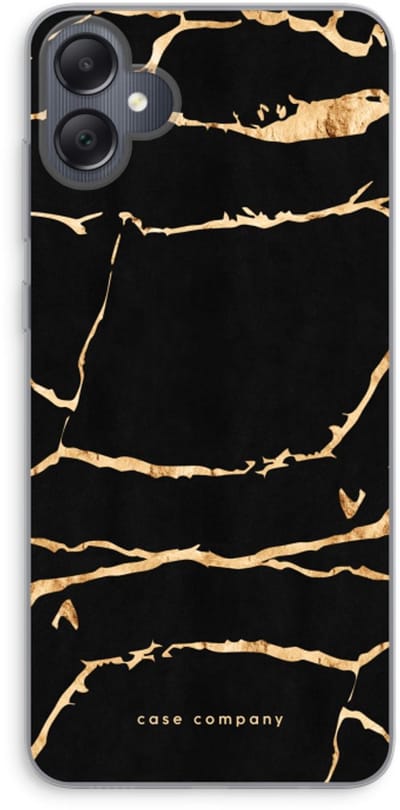 Case Company® - Hoesje geschikt voor Samsung Galaxy A05 hoesje - Gouden marmer - Soft Cover Telefoonhoesje - Bescherming aan alle Kanten en Schermrand