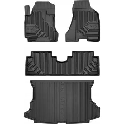 FROGUM Linia 77 - Kia Sportage II 2004-2010 - Automaat - Rubbermatten - Bagagemat - Perfecte Pasvorm