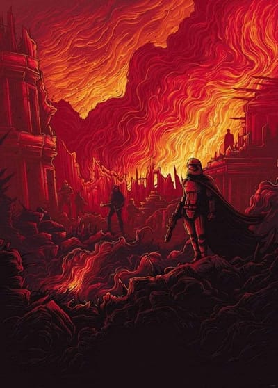 Fotobehang - Star Wars First Order Purge 200x280cm - Vliesbehang