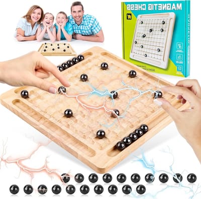 Draagbaar Schaakbord voor Reizen - Magnetisch Schaakspel voor Gezellige Familiebijeenkomsten en Spelletjesavonden