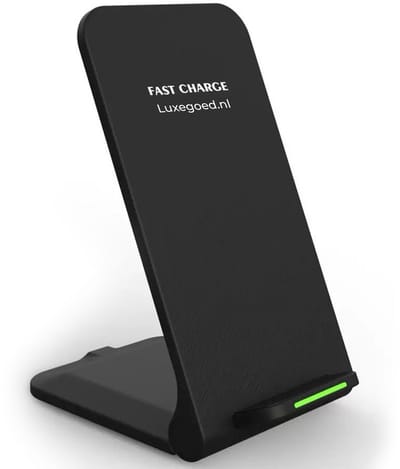 Luxegoed® Draadloze Oplader 10W - Draadloze Snellader - Fast Charger - Wireless Charger - Geschikt voor iPhone, Samsung - iOS & Android - Zwart