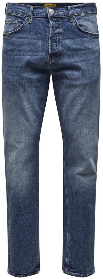 ONLY&SONS - ONSAVI COMFORT DM. BLUE 4935 JEANS NOOS - Heren - Jeans