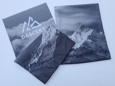 Descent - Nekwarmer - Fleece - Clouded - Wintersport - Buff - Sjaal - Microfiber - Ski - Snowboard