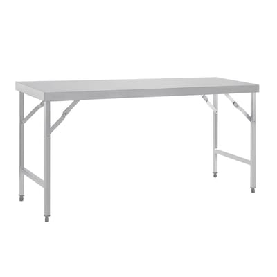 Vogue roestvaststalen inklapbare tafel 1800mm