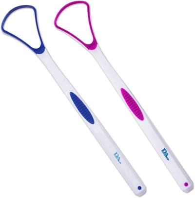 Zachte Siliconen Tongschraper Set van 2 - Voor Optimale Mondhygiëne